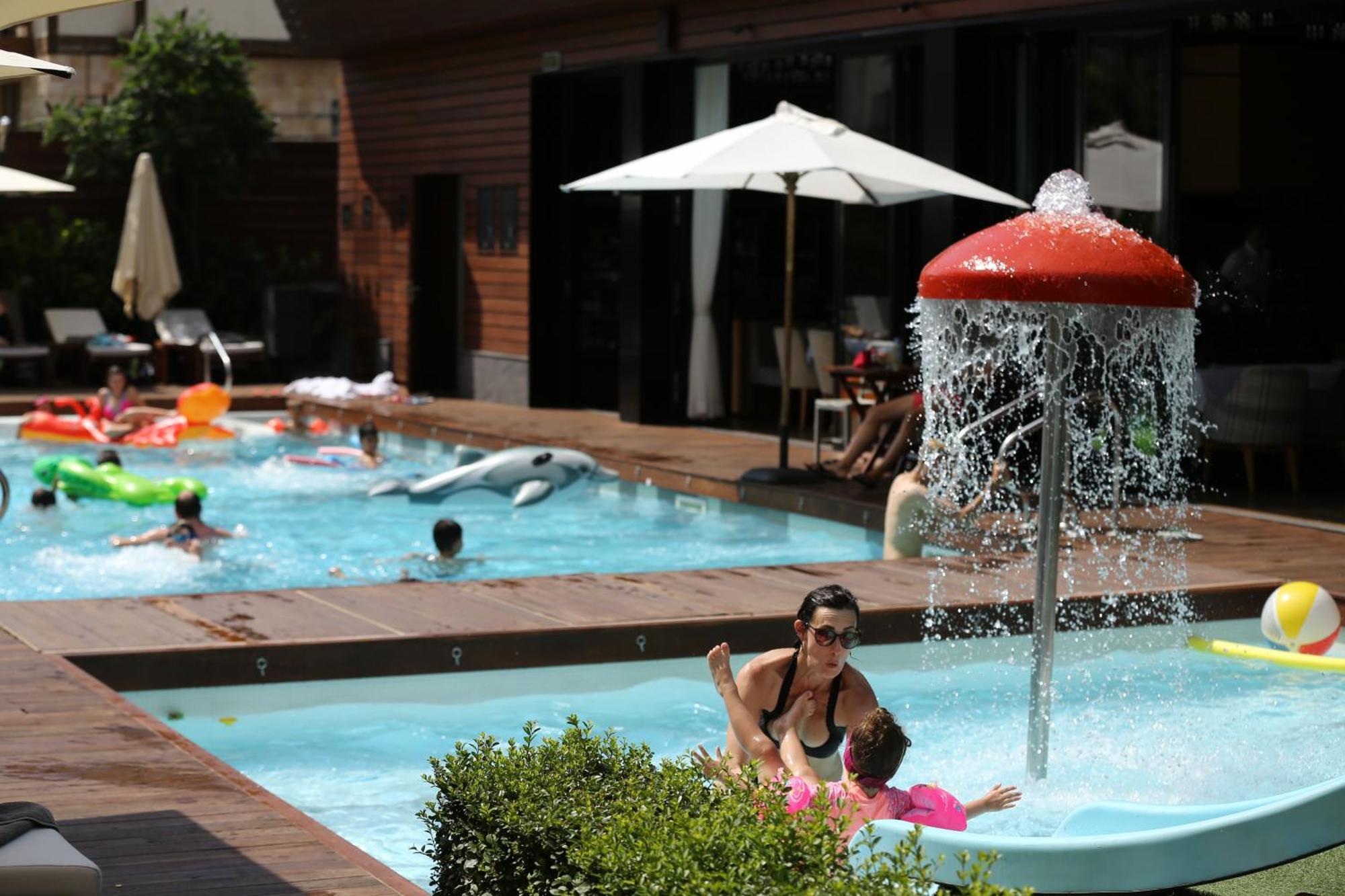 ラッキー バンスコ アパートホテル エクステリア 写真 A water park in Turkey
